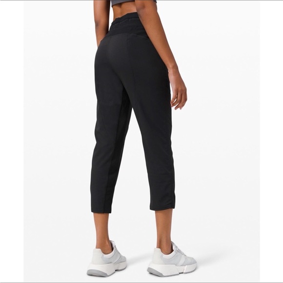 Lululemon Dance Studio Mid-Rise Cropped Pant Black Pinstripe - Picture 13 of 13